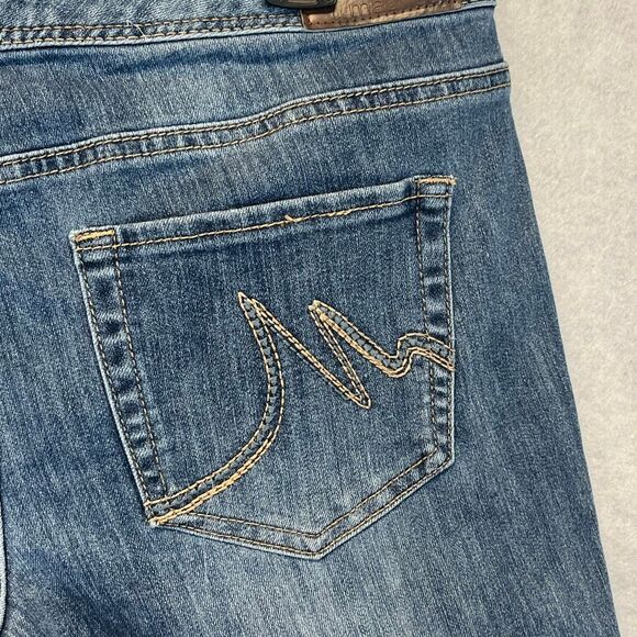 MAURICES Jeans Women's Size 9/10 Long Blue Denim Mid-Rise Bootcut Medium Wash - Picture 14 of 16